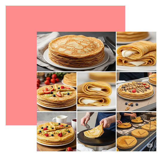 image de crêpes diverses